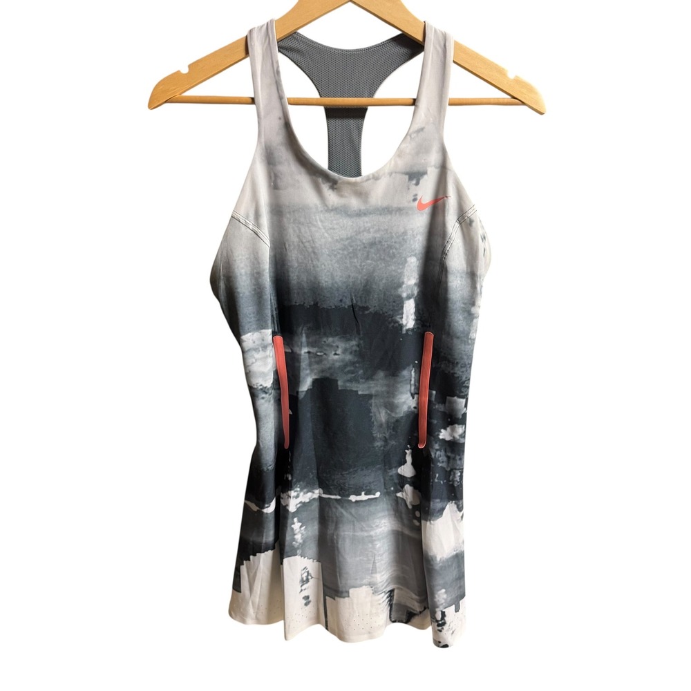 Rare Nike Maria Sharapova Tennis Dress Racerback Sleeveless Cityscape Size M